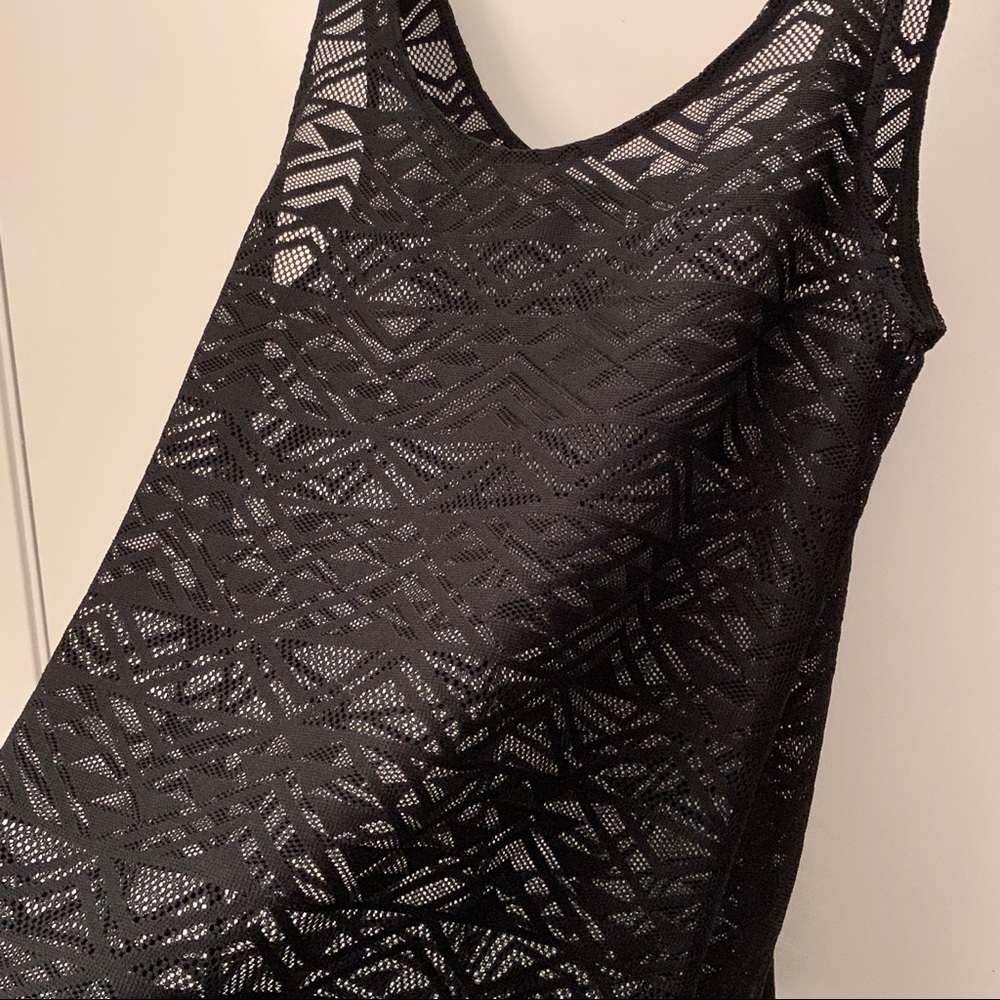 Sheer tank top